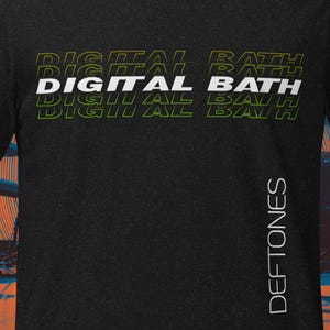 Digital Bath Deftones Shirt White Pony Unisex t-shirt Deftones Inspired Grunge Shirt Alt Metal Graphic Tee