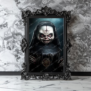 The Nun Inspired Little Nun - Photo Art Print 11x17 - Premium Photo paper - Art Print only FREE Priority Shipping.