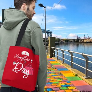 Sac fourre-tout Happy Nurse Day, cadeau de remerciement pour soins infirmiers, fourre-tout soins de santé, cadeau infirmière, trousse médicale, fourre-tout infirmière pour cadeaux