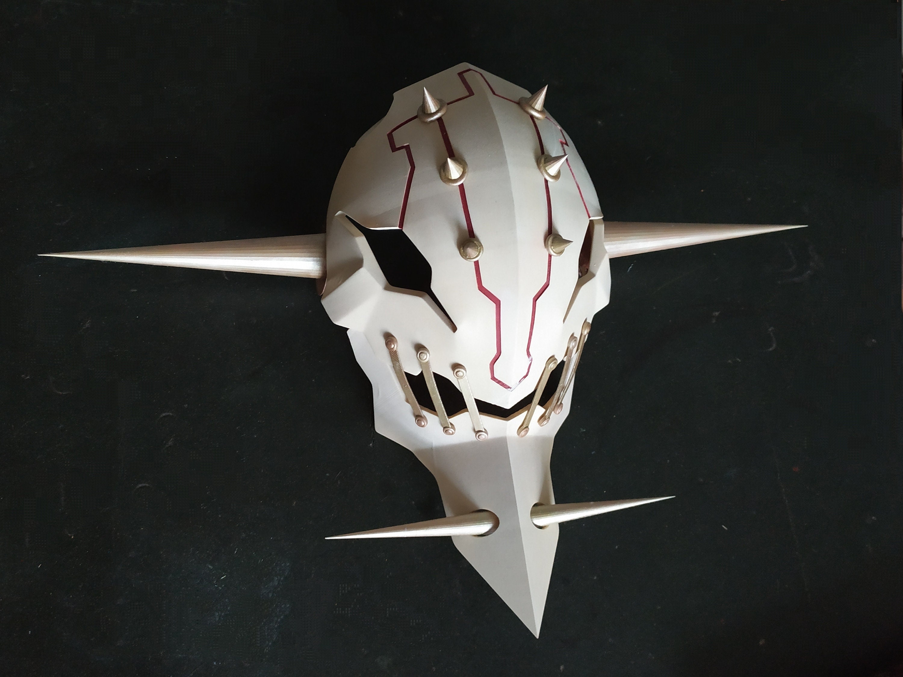 3D Stlfile Xenoblade Chronicles Metal Face Mask Etsy