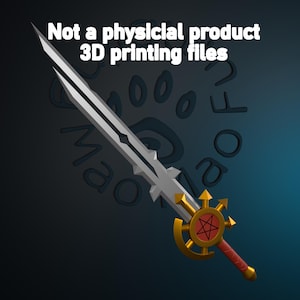 3D STL-Datei: Cult of the Lamb - Kultistenklinge für Cosplay