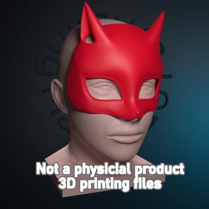 3D STL-File: Persona 5 - Ann Takamaki Panther Mask