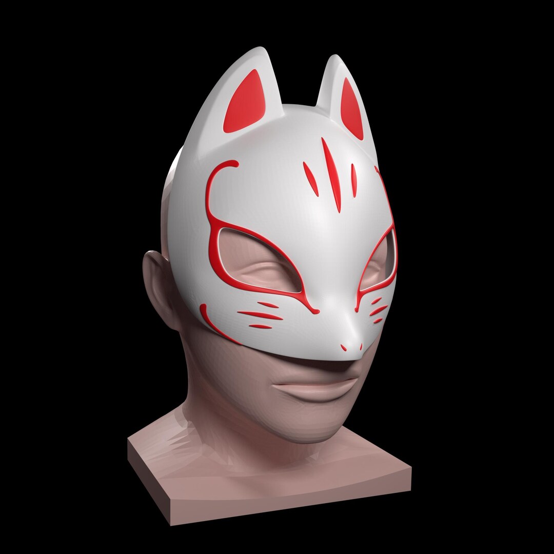 3D Stl-file: Persona 5 - Yusuke's Fox Mask (multi Color Compatible