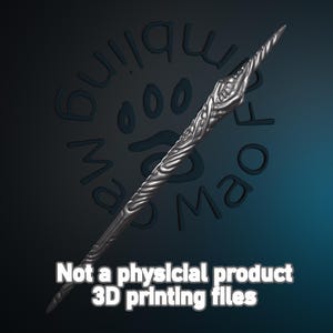 3D STL-File: Hollow Knight - Pure Vessel Cosplay Nail Sword