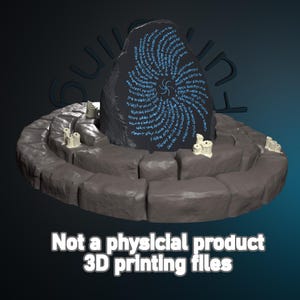 3D STL-File: Dragon's Dogma - Rift Stone Phone Holder