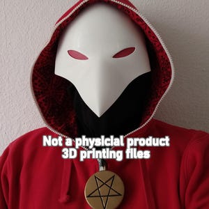 3D STL-File: Cosplay Cult of the Lamb - Cultist Mask and Medallion