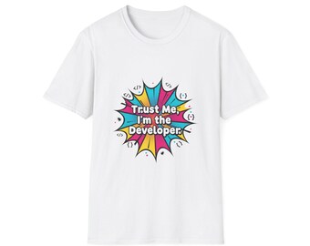 Trust Me I'm the Developer T-Shirt | Comic Pop Art Tech Tee