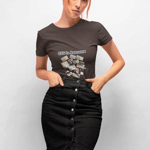 CSS T-Shirt | Web Developer Code Design Graphic Tee