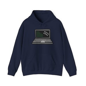 Nätverksingenjör CLI Design Hoodie | Terminal Command Grafik, Nätverks- och IT-teknikkläder