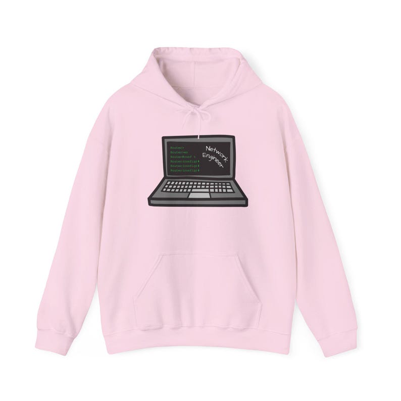 Network Engineer CLI Design Hoodie | Terminal Command Graphic, Networking & IT Tech Apparel image 11
