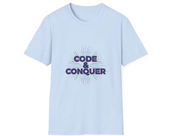 Code & Conquer T-Shirt | Programming Tech Tee
