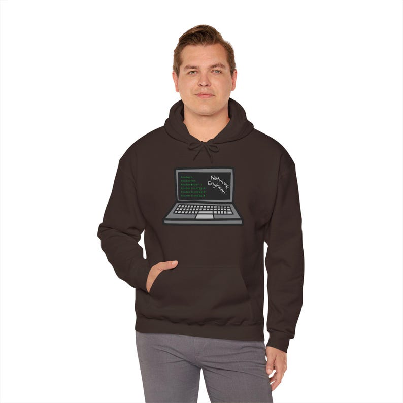 Network Engineer CLI Design Hoodie | Terminal Command Graphic, Networking & IT Tech Apparel image 20