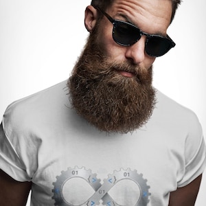 DevOps Engineer T-Shirt, Infinity Gear Graphic Tee, Unisex IT Gift for DevOps Engineers and Server Automation Pros