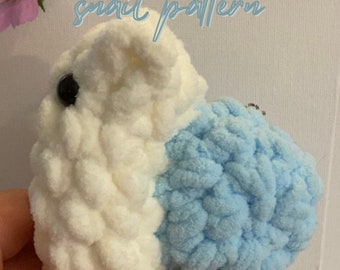 snail crochet pattern