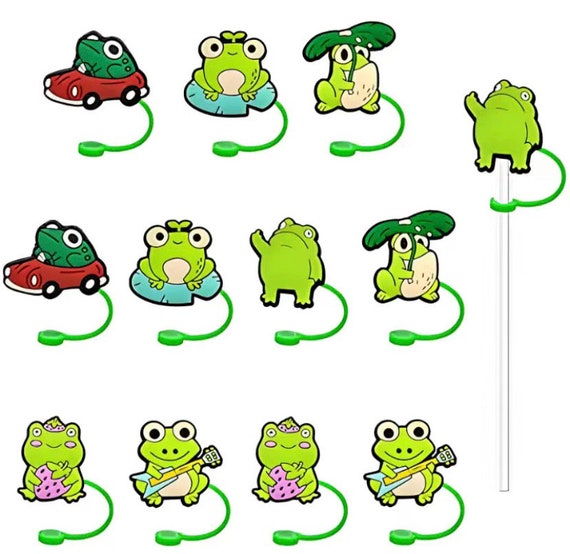 Frog | Stanley Tumbler Straw Tip | Animal Topper Charm