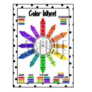 Color Wheel Poster