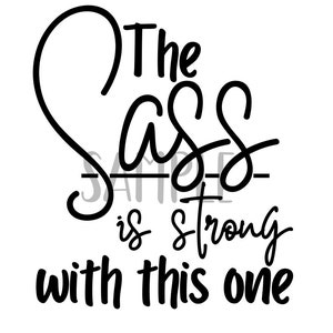 The Sass is Strong Downloadable SVG