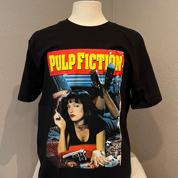 Pulp fiction Drama movie vintage print