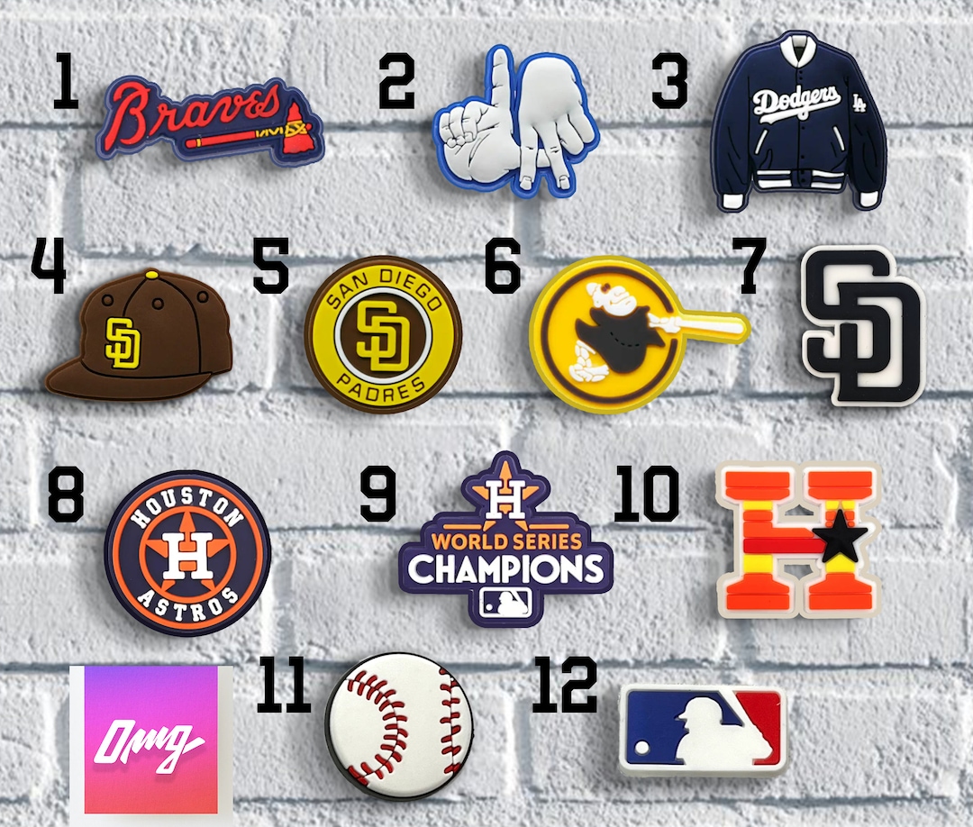 Baseball Croc Charms Baseball Jibbitz Charms Softball Croc Etsy