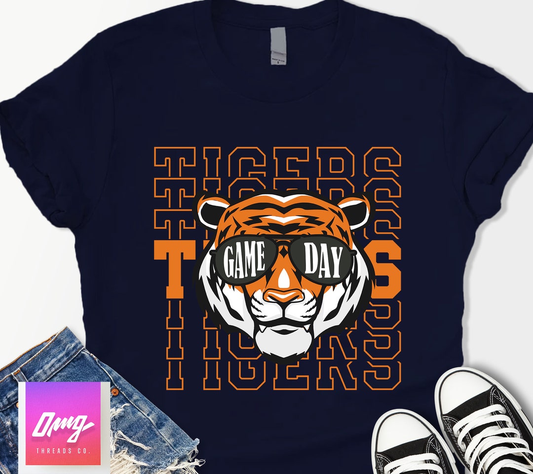 Tigers Game Day Sunglasses Shirt College Football Cute - Etsy