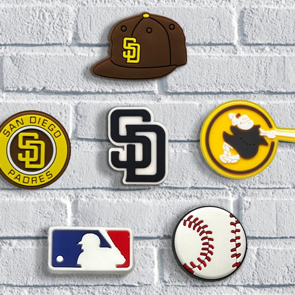 San Diego Padres Croc Jibbitz Etsy