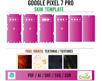 Google Pixel 7 Pro Skin Template