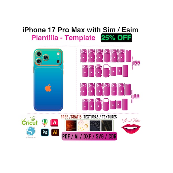 FULL iPhone 17 Pro Max Digital template