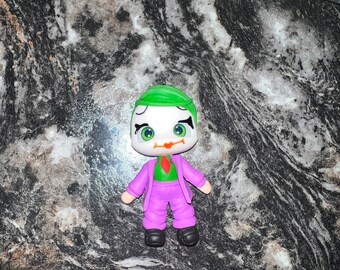 Halloween Clays para arcos- Muñeca de arcilla Clay Bow Center, centros de mesa de arco, centro de arcilla para arcos, comodín aterrador