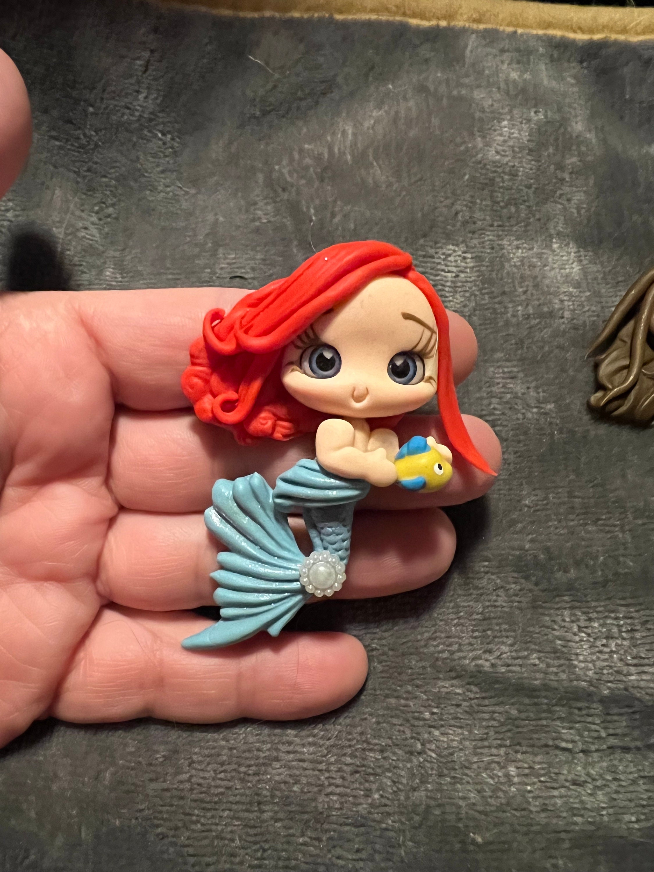 Sea Princesses Inspired Clay - Clays for Bows- Clay Bow Center Clay ...
