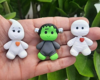 Halloween - Clays for bows- Clay Bow Center clay doll, Halloween , bow centerpieces, clay center for bows, Halloween clay