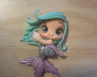 マーメイド粘土 - 弓用粘土 - 粘土弓センター粘土人形、マーメイド、弓のセンターピース、弓用粘土センター