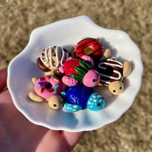 Turtle Charms | Polymer Clay Figurine | Handmade
