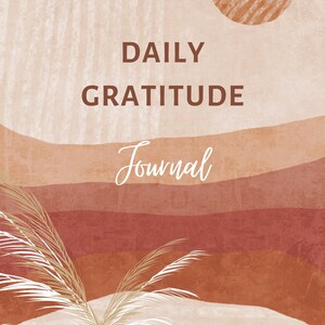 Tägliches Dankbarkeit / Mindfulness Journal (morgens & abends) - Digitaler PDF Download