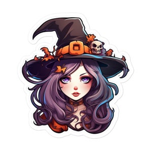 Halloween Witch Sticker | Enchanted Sorceress Decal