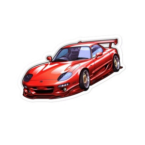 Rev Up Your Style with an RX7 Sticker - Perfect for Car Enthusiasts!