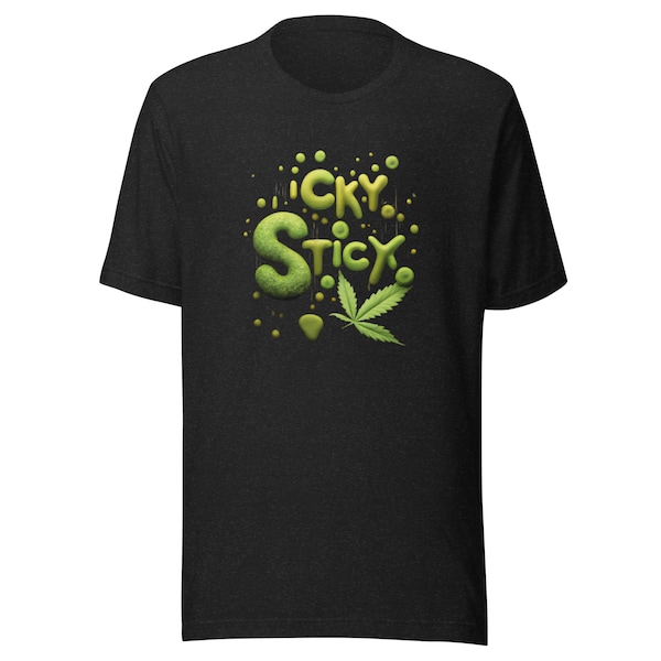 Icky Sticky Marijuana T-Shirt: The Go-To Tee for Cannabis Enthusiasts and Lifestyle Advocates