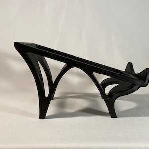 Ergonomic Bridge Notebook Stand Design - 3D Printer STL File