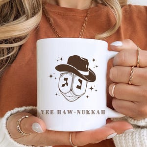Hanukkah Mug Israel Mug Am Yisrael Chai Mug Jewish Mug Stand With Israel Mug Support Israel Hanukkah Mug Am Israel Chai Mug Chanukah Yee Haw