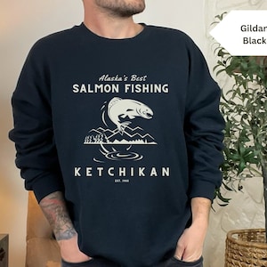 Alaska Sweatshirt Alaska Cruise Shirt Alaska Cruise Sweatshirt Alaska Shirt Alaska Crewneck Alaska Native Fishing Sweatshirt Ketchikan Shirt