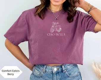 Andiamo Shirt Ciao Bella La Dolce Vita Italy Shirt Rome Italy Shirt Italia Shirt Italian T Shirt Italy Tshirt Vespa Shirt Rome Tshirt