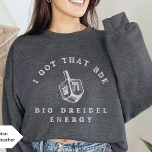 Hanukkah Sweatshirt Hanukkah Sweater Hanukkah Shirt Dreidel Shirt Israel Sweatshirt Jewish Shirt Am Yisrael Chai Jewish Shirt