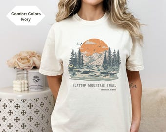 Camisa de Alaska Camisa de crucero de Alaska Camiseta de Alaska Camisa al aire libre Camisa de naturaleza Camisa de montaña Camisa de senderismo Granola Chica