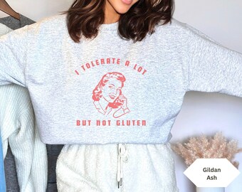 Mijn buik doet pijn Sweatshirt Mijn buik doet pijn Shirt Buikpijn Survivor Shirt Mijn buik doet pijn Gluten Buik Shirt Buikpijn Survivor Shirt