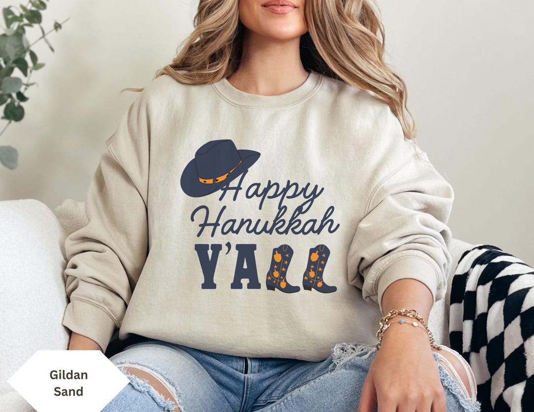 Hanukkah Sweatshirt Hanukkah Sweater Hanukkah Shirt Dreidel