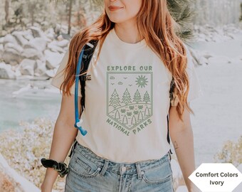 Granola Girl Gorpcore Hiking Shirt Earth Day Shirt Forestcore Outdoorsy Gifts Hiking Clothes Earthy Clothing Outdoorsy Gifts Granola Things
