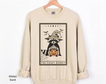 Maglietta di Halloween con procione Maglietta con procione carina ma selvaggia Maglietta con procione selvaggio Maglietta di Halloween con procione Maglietta con tarocchi laici Costume di Halloween per adulti