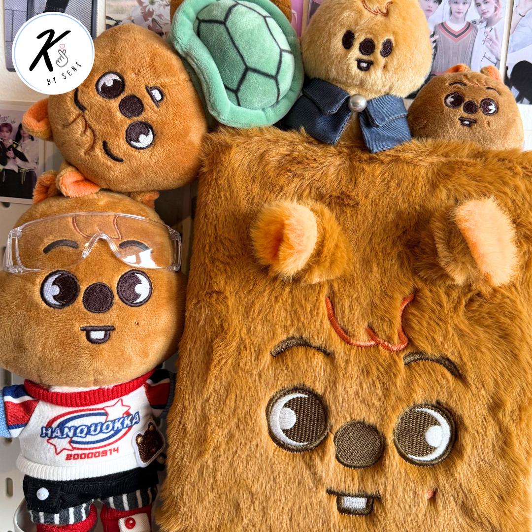 Stray Kids Han Quokka Skzoo A5 Plush Binder - Etsy