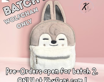 Stray Kids Wolfchan Skzoo-inspired backpack [PRE-ORDER] [BATCH 2]