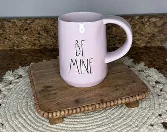 Rae Dunn Purple BE MINE Mug New
