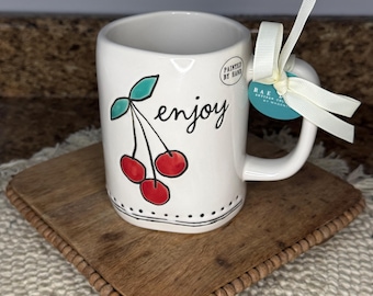 Rae Dunn ENJOY with Cherries Mug